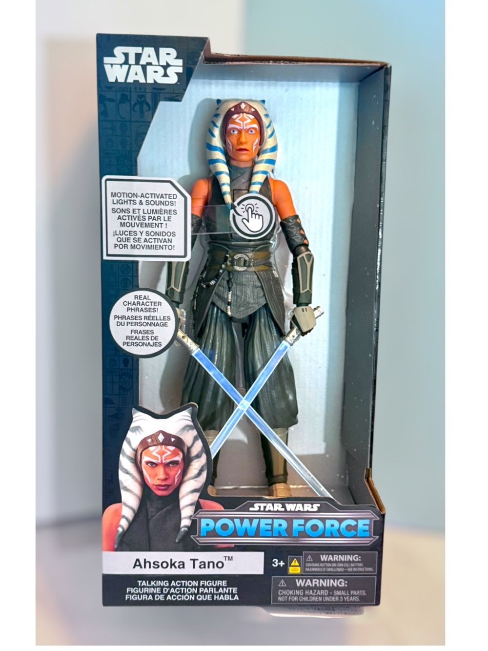 Disney Star Wars Ahsoka Tano 10.5" Talking Action Figure Power Force - NEW
